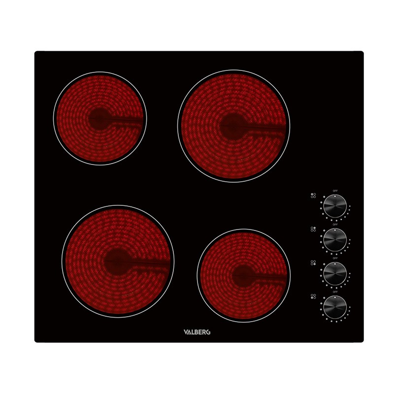 Plaque De Cuisson Vitroceramique Valberg Vh 4 Tm 007c - Bon état sur Electro Depot